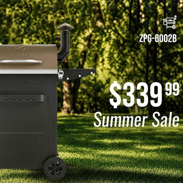 572 sq. in. Pellet Grill and Smoker in Bronze