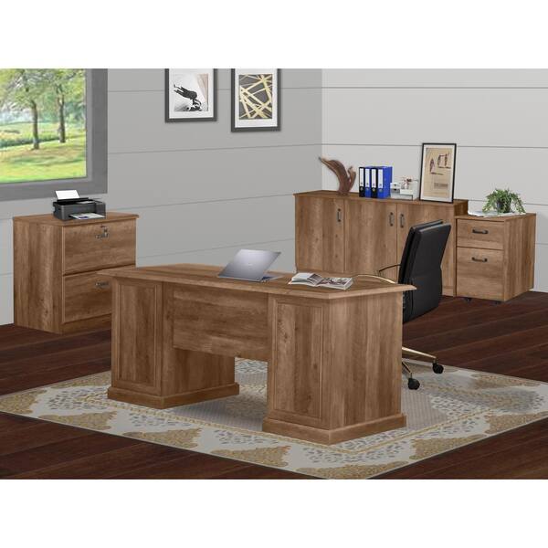 Victorian Style Rustic 66 Large Solid Wood Home Office Executive