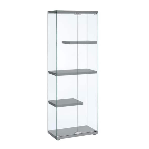 Maxwell Grey 24 in. Display Cabinet