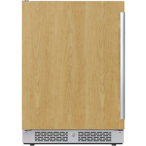 24 in. Dual Zone 45-Wine Bottles Wine Cooler in Custom Panel Ready