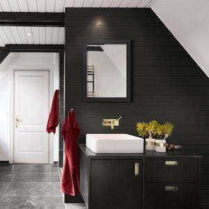 1 in. x 8 in. x 8 ft. Timeless Midnight Black Smooth Nickel Gap Shiplap (4-pack)