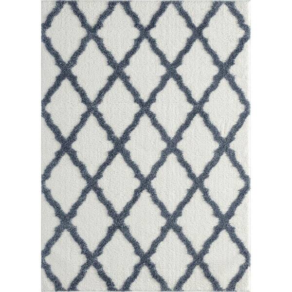 United Weavers Mellow Magnolia Blue/Grey 12 ft. 6 in. x 15 ft. Area Rug