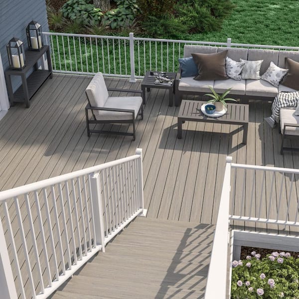 Rapid Rail 36 in. Textured White Aluminum Gate Conversion Kit