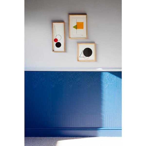 Oriental Paintable White & Off-White Wallpaper Sample