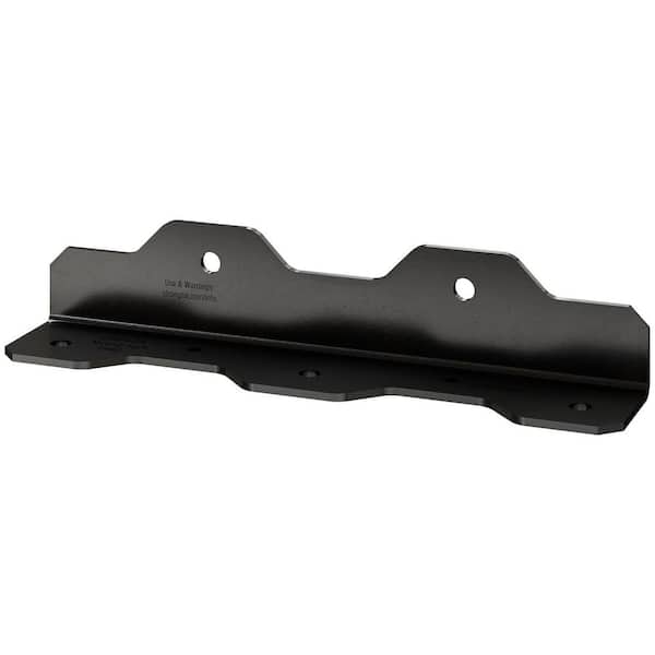 Outdoor Accents TAPC 8-1/4 in. ZMAX, Black Powder-Coated Staircase Angle