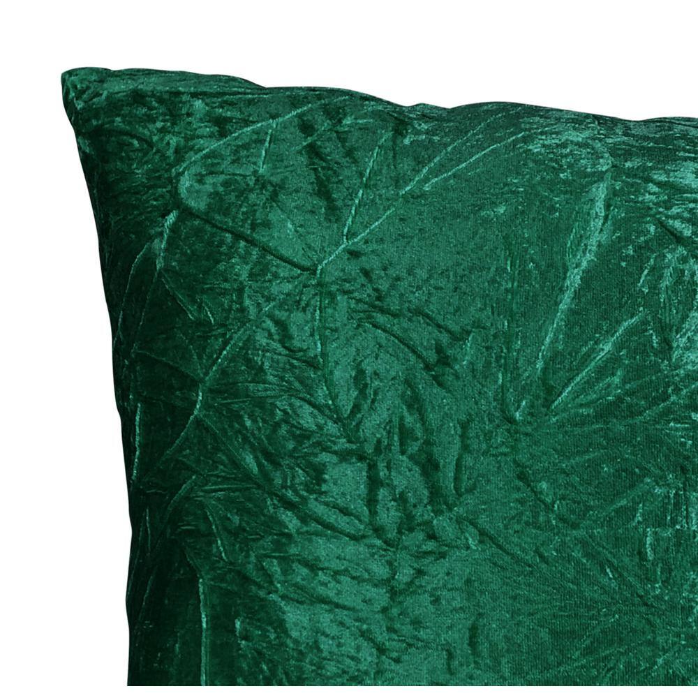 Harper Lane Aqua Nile Crushed Velvet Square Throw Pillow