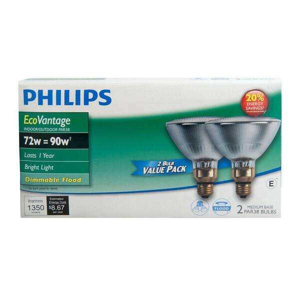 philips par38 flood 72w 120v 1350 lumens