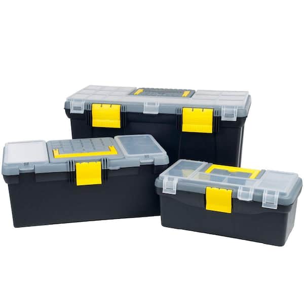 Stalwart 19.75 in. Parts and Crafts 3-in-1 Storage Tool Box