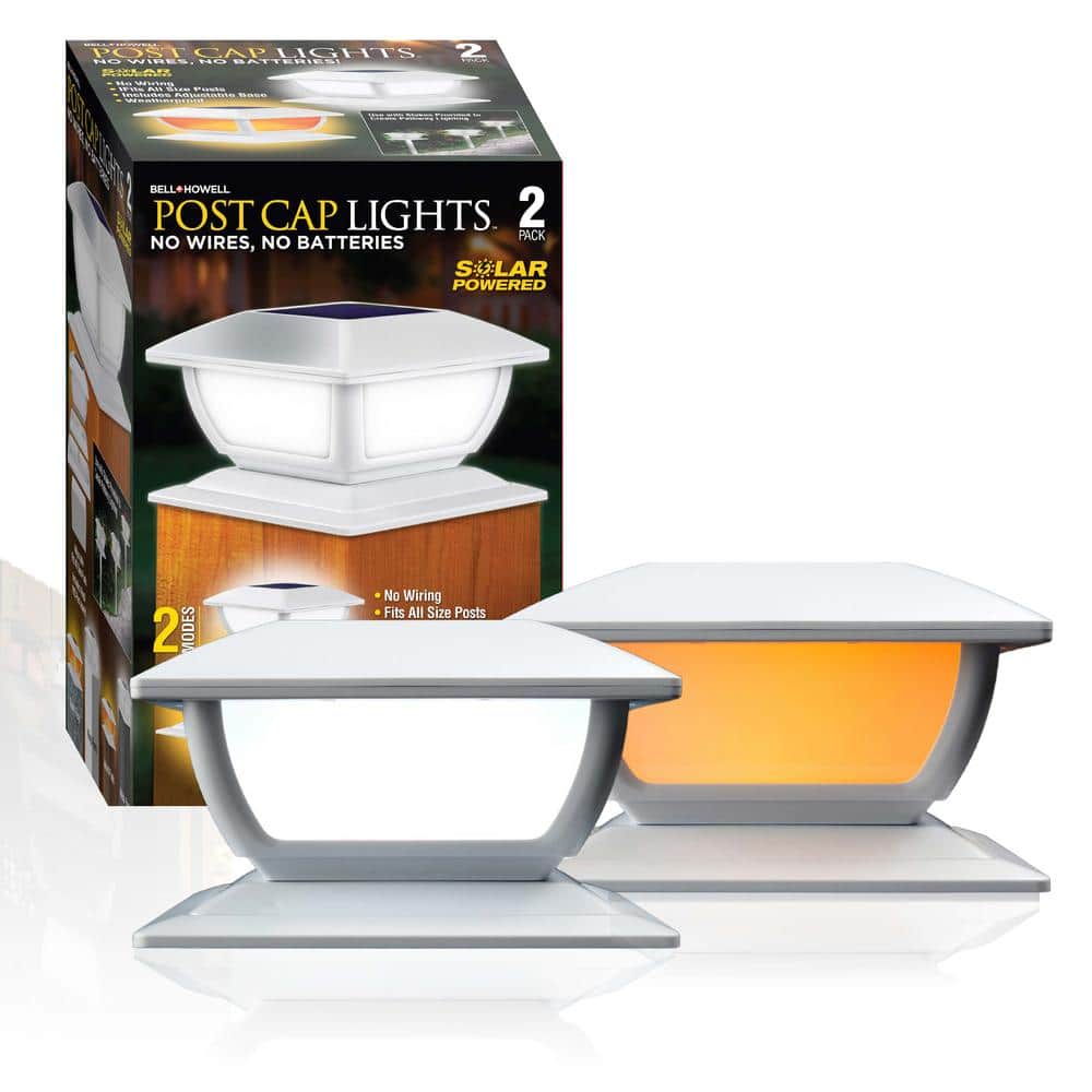 Reviews for Bell + Howell 2Lights White Plastic Solar Powered Outdoor
