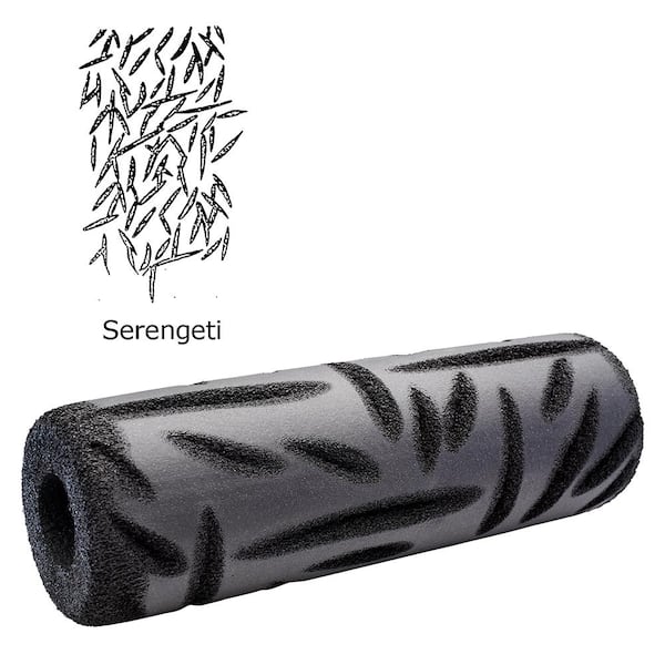 Drywall Texture Pattern Roller for Decorative Paint Texturing (Serengeti  Pattern)