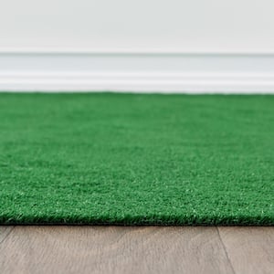 Artificial Turf Solid Grass Green 6 ft. x 9 ft. Indoor Outdoor Area Rug