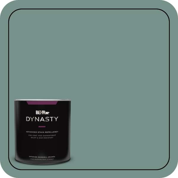 BEHR DYNASTY 1 qt. #S430-5 Longmeadow One-Coat Hide Eggshell Enamel Interior Stain-Blocking Paint and Primer