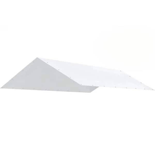 10 x 20ft. Waterproof Carport Cover-UV-Resistant w/40 Bungee Cords (Frame Not Included)