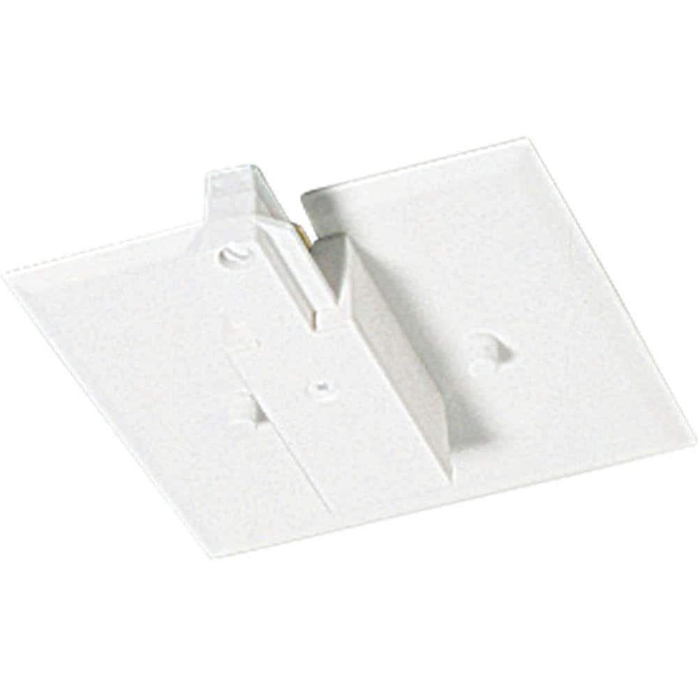 White Track Lighting End Feed