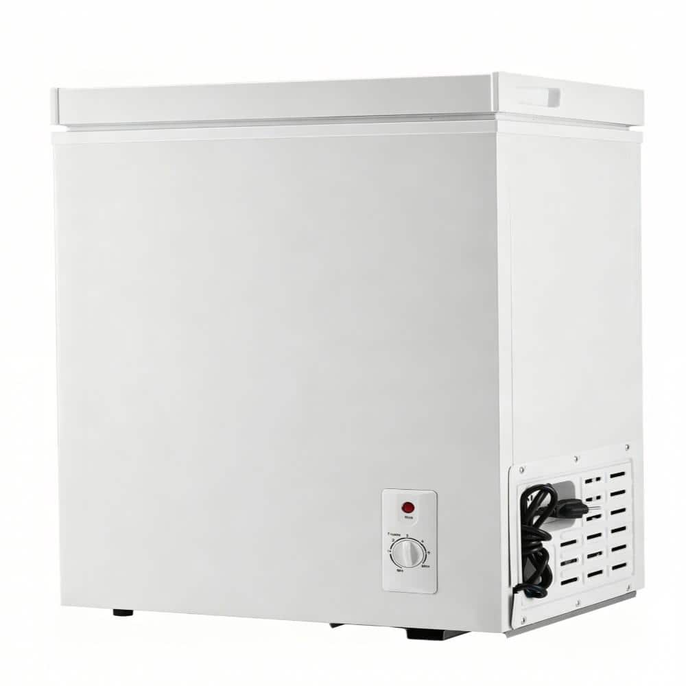 3.5 Cu.Ft White Chest Freezer 7 Gear Adjustable Temp Quiet Freezer With Removable Storage Basket price history on PriceWatchPro