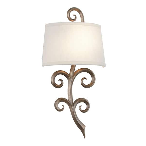 Troy Lighting Catalan 2-Light Cottage Bronze Wall Mount Sconce