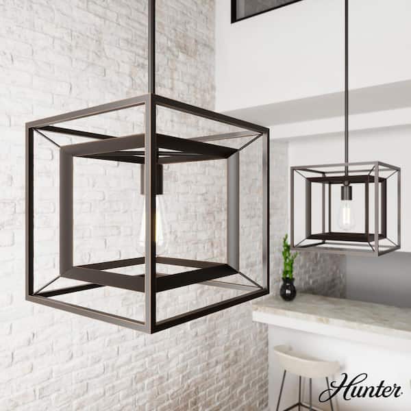 Hunter Doherty 1-Light Onyx Bengal Island Pendant Light