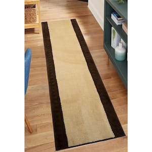 Euro Collection Box Brown 26 in. W x 12 in. L Stair Runner 2.17 sq. ft.