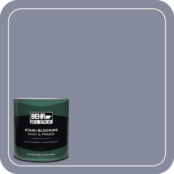 BEHR ULTRA 1 qt. #MQ5-12 Applause Please Semi-Gloss Enamel Exterior Paint & Primer