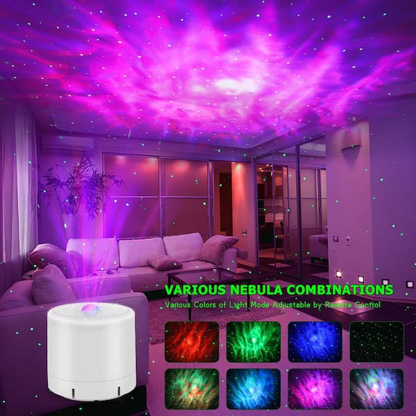 Adrinfly Multi-Color Integrated LED Night Light Bulb with Remote
