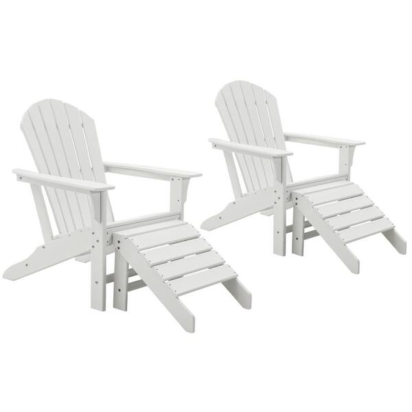 composite adirondack chairs with table