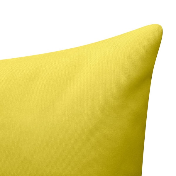plain yellow cushions