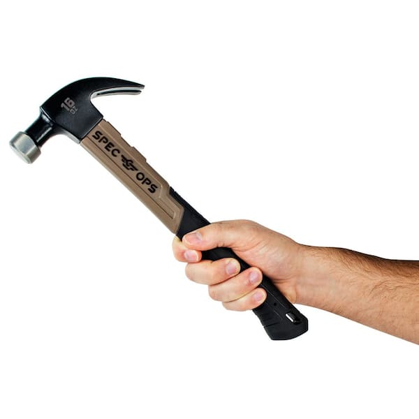 Hammer, Claw Hammer with Wood Handle and Steel Hammer Head, 8 OZ Small  Hammer for House & DIY