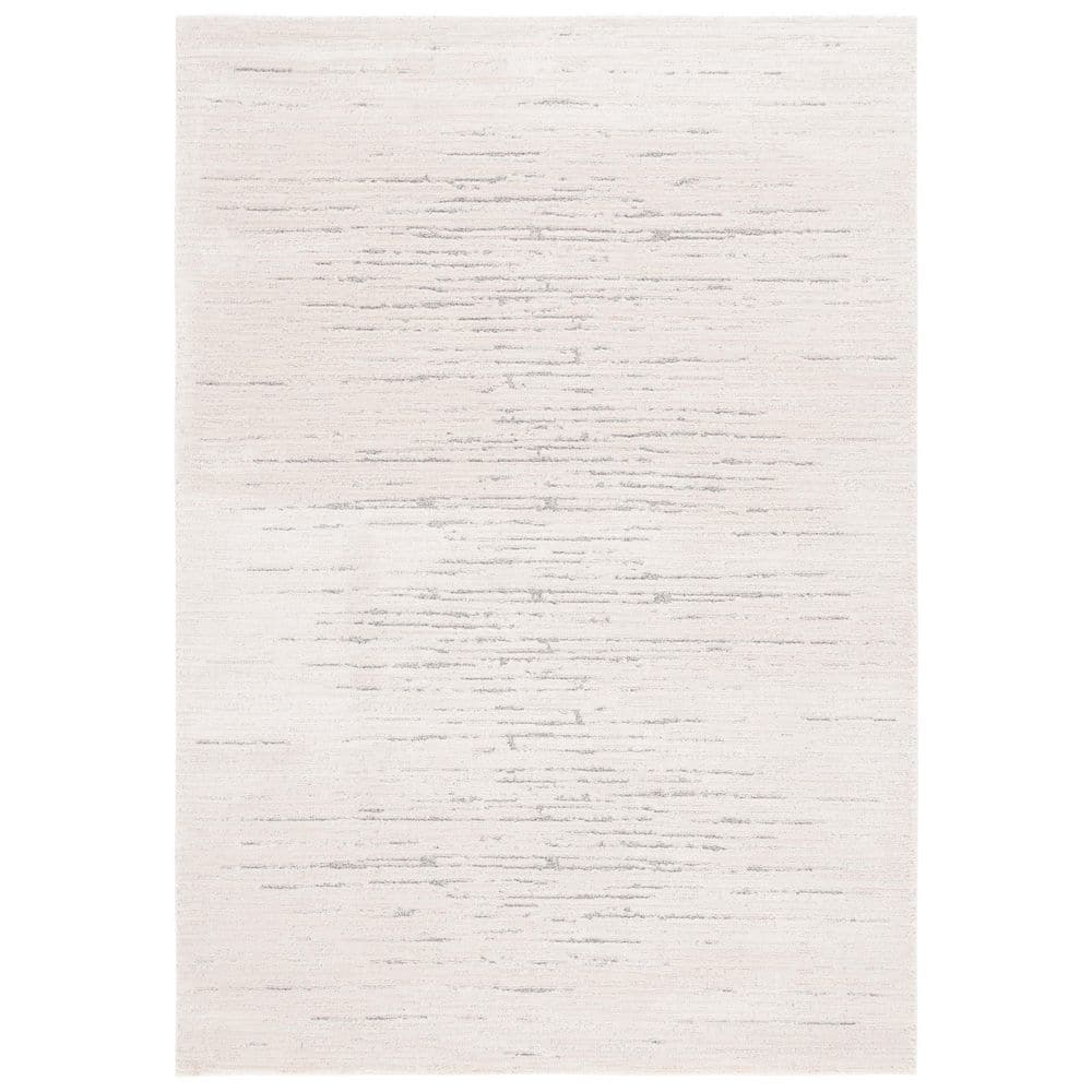 Neptune 4 ft. x 6 ft. Ivory/Gray Abstract Striped Solid Area Rug price history on PriceWatchPro