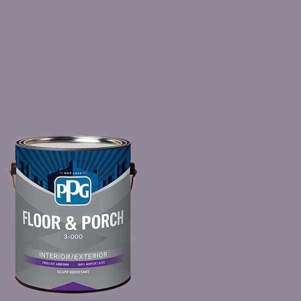 1 gal. PPG1172-5 Tin Lizzie Satin Interior/Exterior Floor and Porch Paint