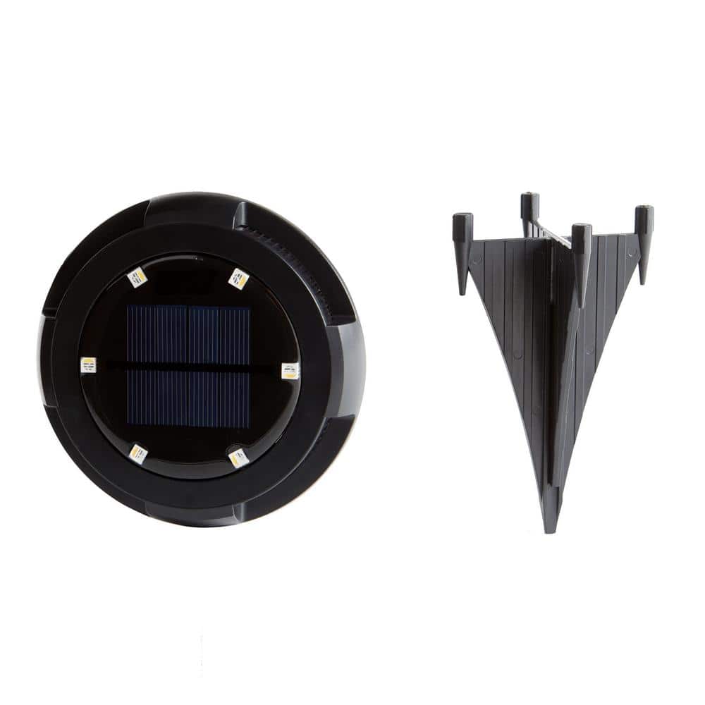 Have a question about Hampton Bay Solar Black LED Disc Waterproof Path ...