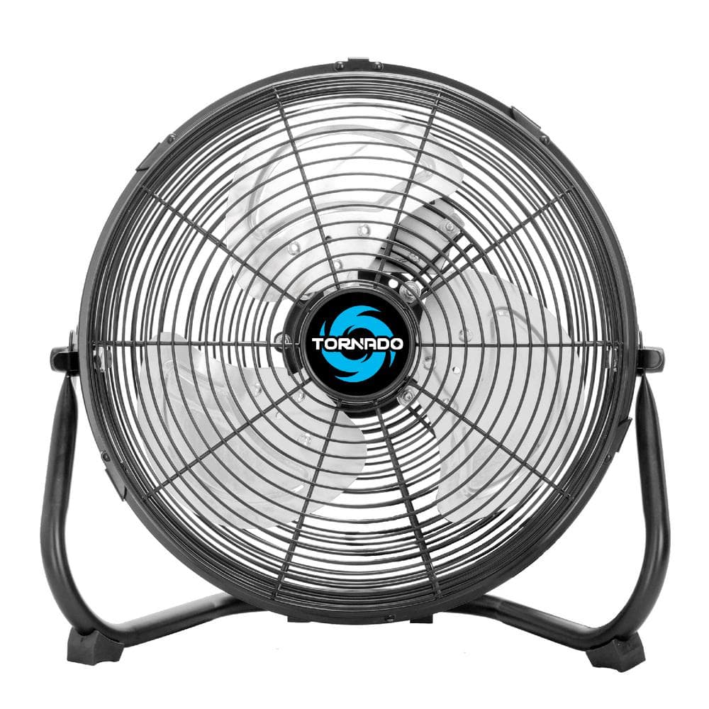 Tornado 12 In 3 Speed High Velocity Industrial Metal Floor Fan In