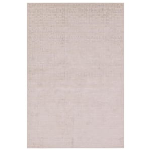 Taleen Cream/Silver 2 ft. x 8 ft. Striped Area Rug