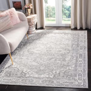 Brentwood Cream/Gray 4 ft. x 6 ft. Area Rug