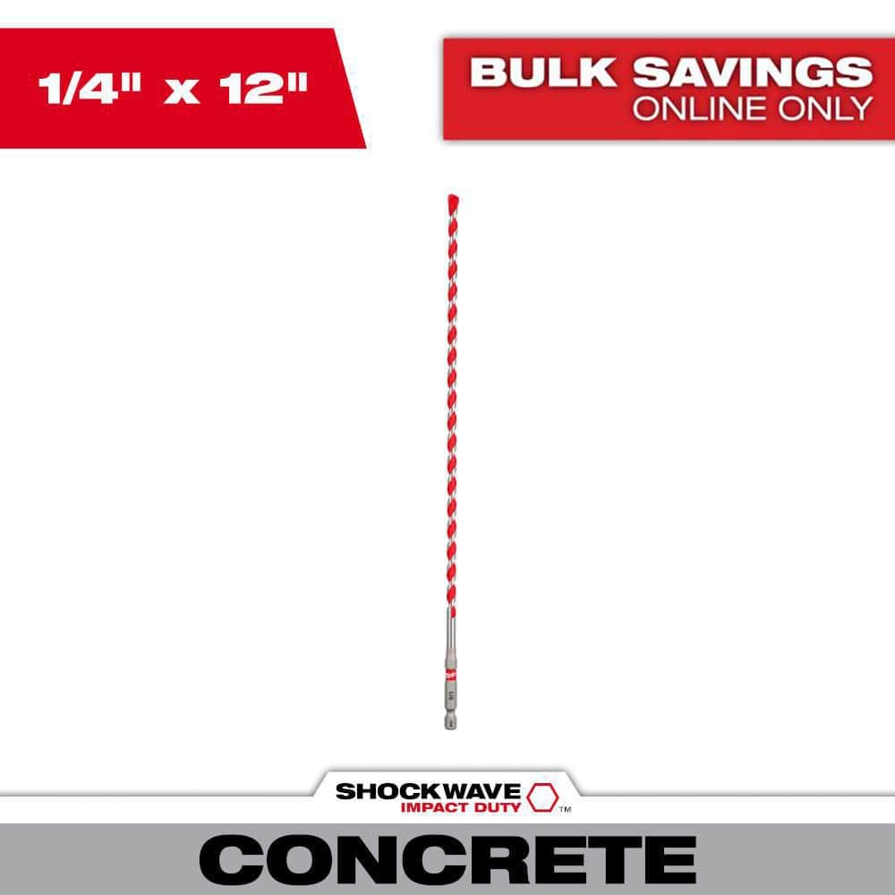 1/4 in. x 10 in. x 12 in. Carbide Hammer Drill Bit price history on PriceWatchPro