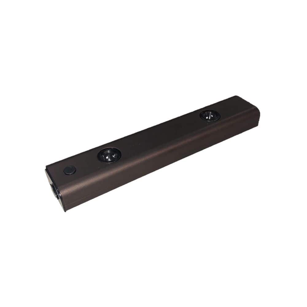 LED Bar Light Plug-in/Hardwire 10 in. LED Bronze Under Cabinet Light with D