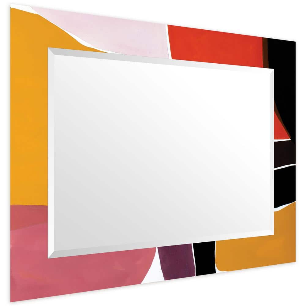 SoHo Gallery Inspired 30x40 Abstract Frameless Wall Mirror