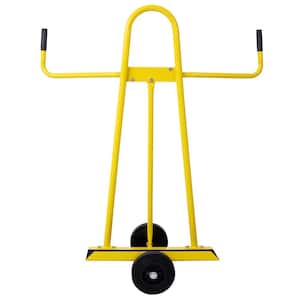 Steel Panel Cart, Drywall Cart and Panel Dolly, 750 lbs. Load Capacity Panel Service Cart, Yellow