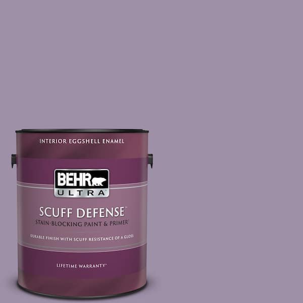 BEHR ULTRA 1 gal. #S100-4 Ancestry Violet Extra Durable Eggshell Enamel Interior Paint & Primer