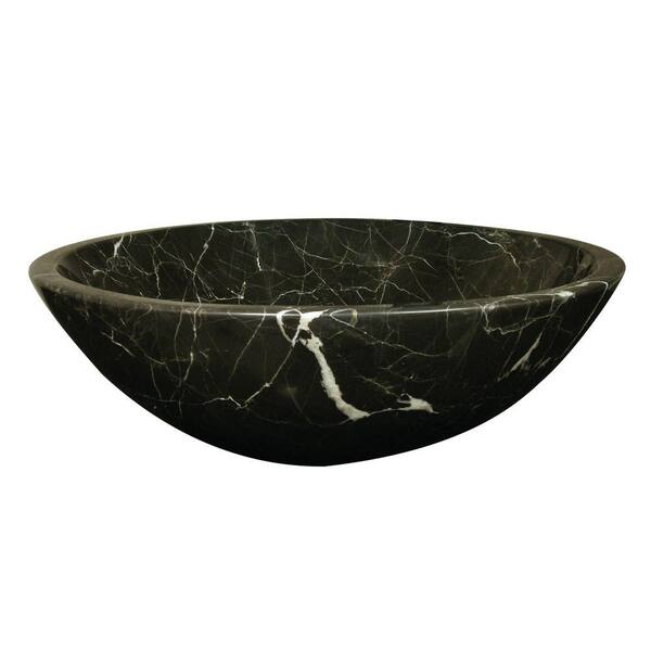 Yosemite Home Decor Marble Stone Classic Vessel Sink in Brown-DISCONTINUED