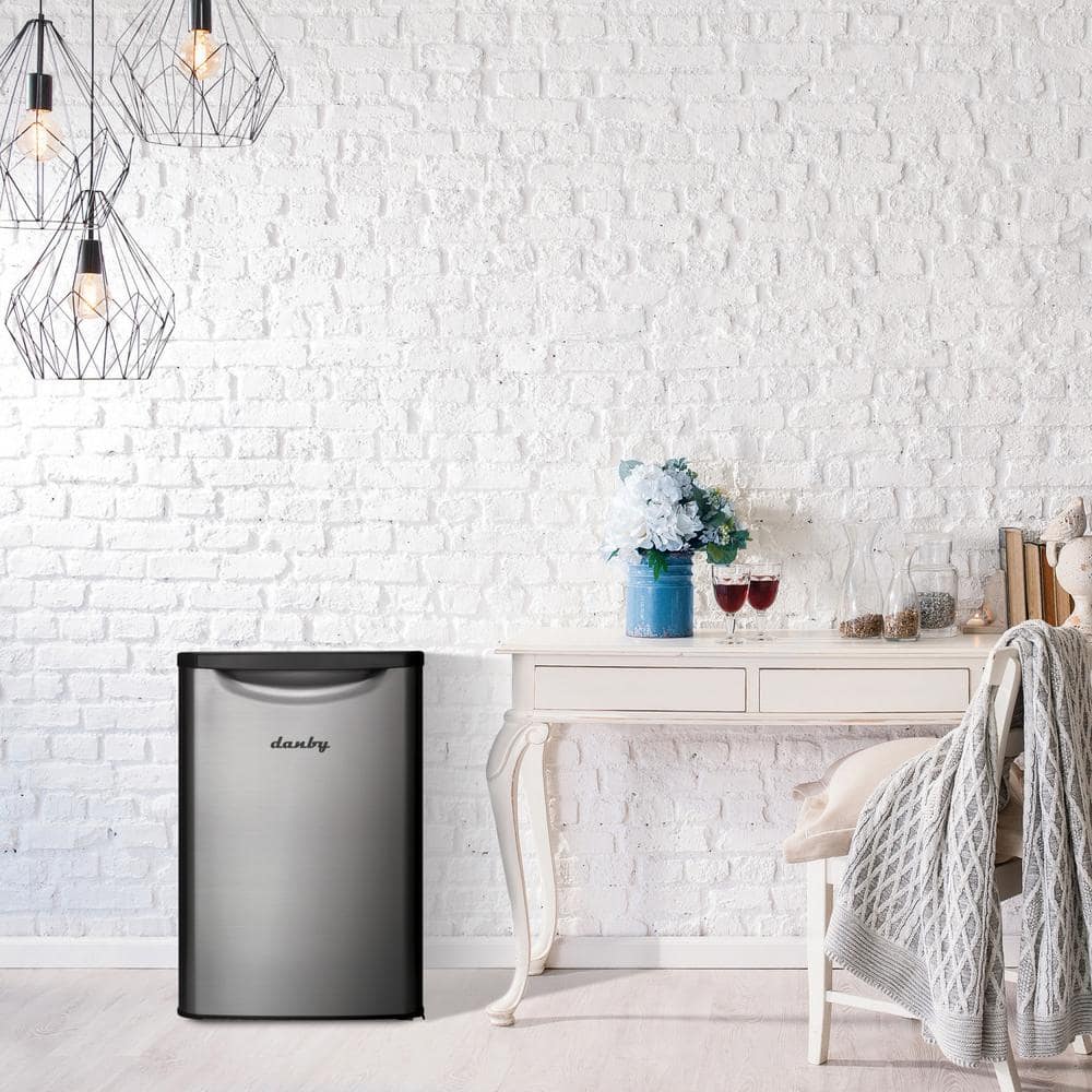 Danby 2.6 Cu. Ft. Stainless Steel Compact Refrigerator