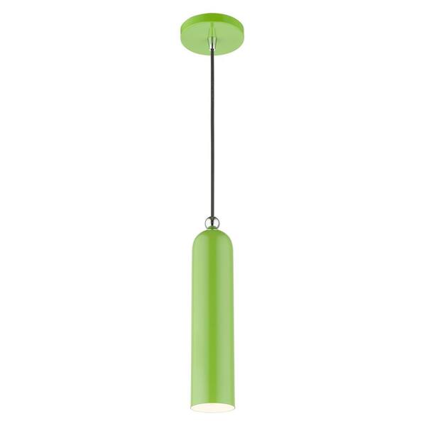 Livex Lighting Ardmore 1 Light Shiny Apple Green Pendant
