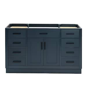 Hepburn 54 in. W x 21.5 in. D x 34.5 in. H Bath Vanity Cabinet without Top in Midnight Blue