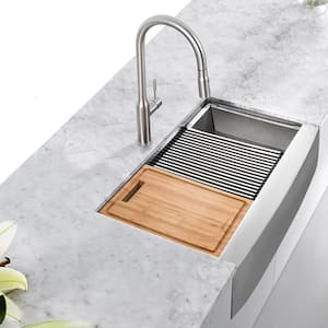 All-In-One Stainless Steel Kitchen Sink Workstation