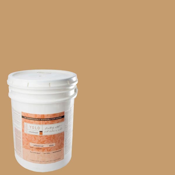 YOLO Colorhouse 5-gal. Clay .01 Flat Interior Paint-DISCONTINUED