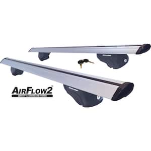 AirFlow2 (58 in.) 165 lbs. Capacity Aluminum Aero Cross Rail System Roof Rack