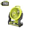 RYOBI ONE+ 18V Cordless Hybrid WHISPER SERIES 7-1/2 in. Fan (Tool Only) PCL811B