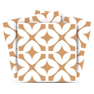 Brown and White SB1 7 in. x 7 in. Vinyl Peel and Stick Tile (24-Tiles, 8.17 sq. ft. / Pack)
