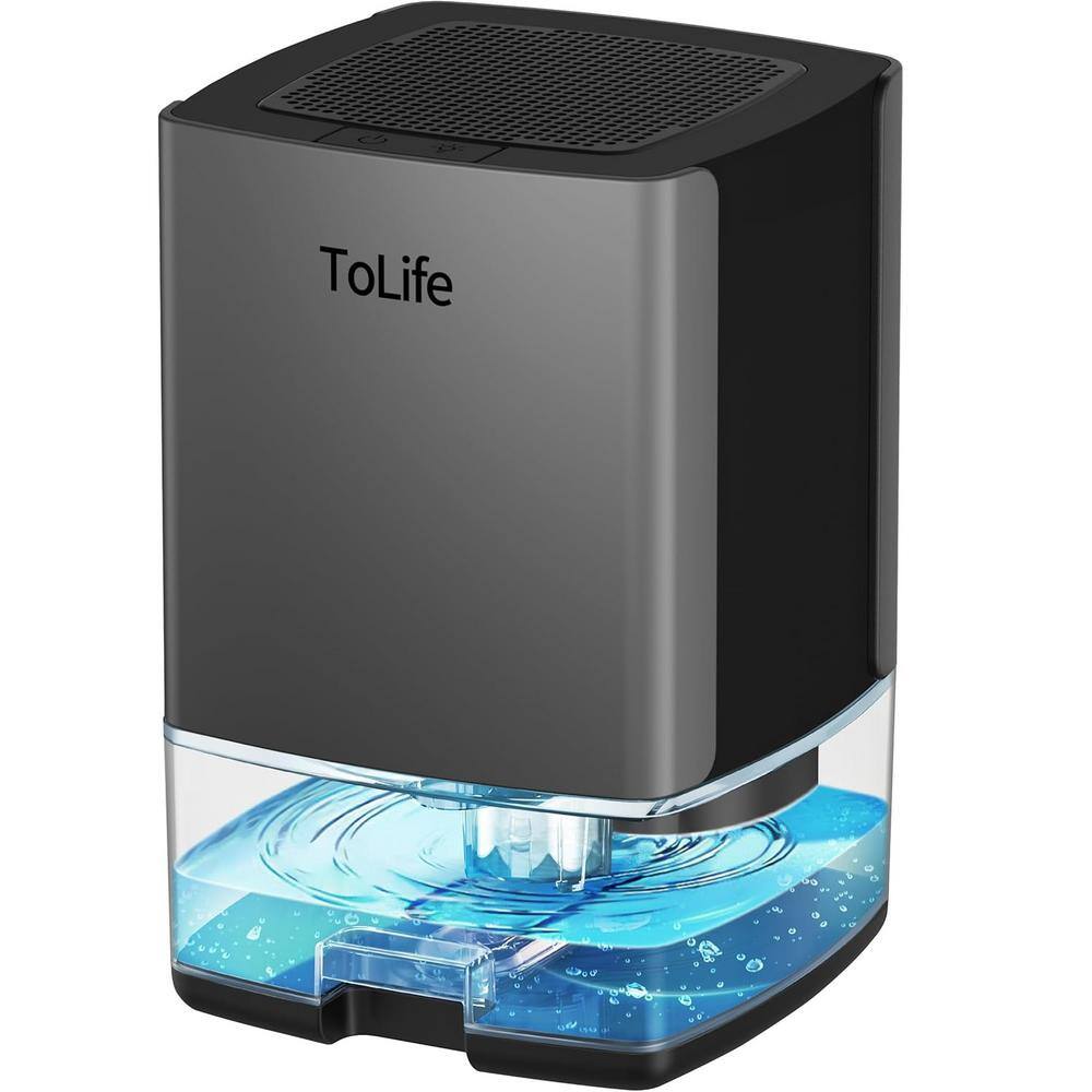 1.9 Pints 500 Sq. Ft. Portable Dehumidifiers for Home with 7 Colors LED Lig