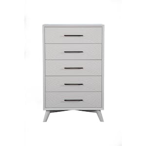 Tranquility White Chest (48 in. H x 30 in. W x 18 in. D)
