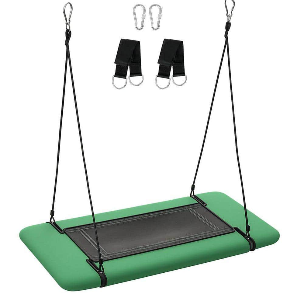 Rectangular Tree Swing Series with Metal Frame for Indoor/Outdoor